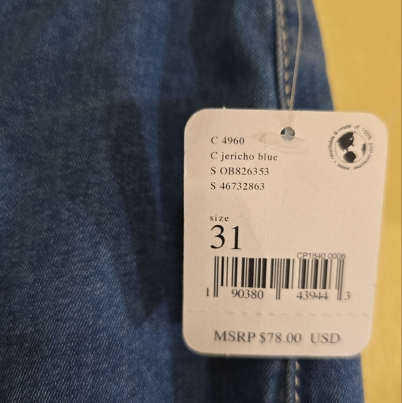 NWT Free People Just Float On Flare Jeans  Jericho Blue 31 High Rise Bell Bottom - Picture 6 of 9